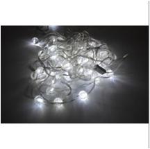 XM-DR-PL0010-4.5 свет. дождь с насадками прозрачные шарики, белые LED