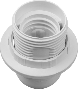 Патрон электрический Navigator 71 603 NLH-PL-R1-E27 пластик люстровый с кольцом