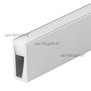 Профиль с экраном ALU-NANO-6-2000 ANOD+SILICONE (Arlight, Алюминий)