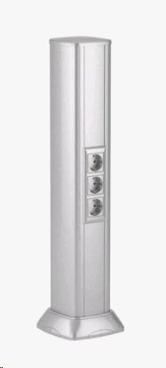 Алюминиевая колонна 0,71 м, цвет светло-серебристый металлик