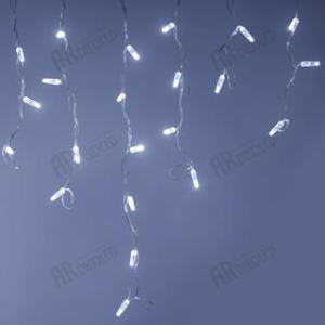 Светодиодная гирлянда ARD-EDGE-CLASSIC-2400x600-CLEAR-88LED-FLASH WHITE (230V, 6W) (Ardecoled, IP65)