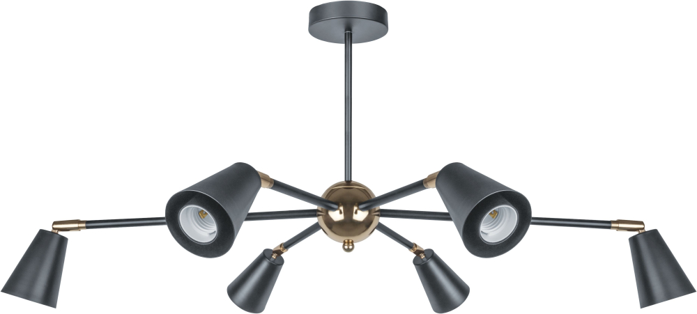 Светильник Navigator 80 439 NLF-C-051-01 потолочный черный золото