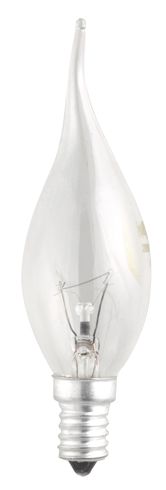 Лампа CT35 40W E14 clear Jazzway "Свеча на ветру"