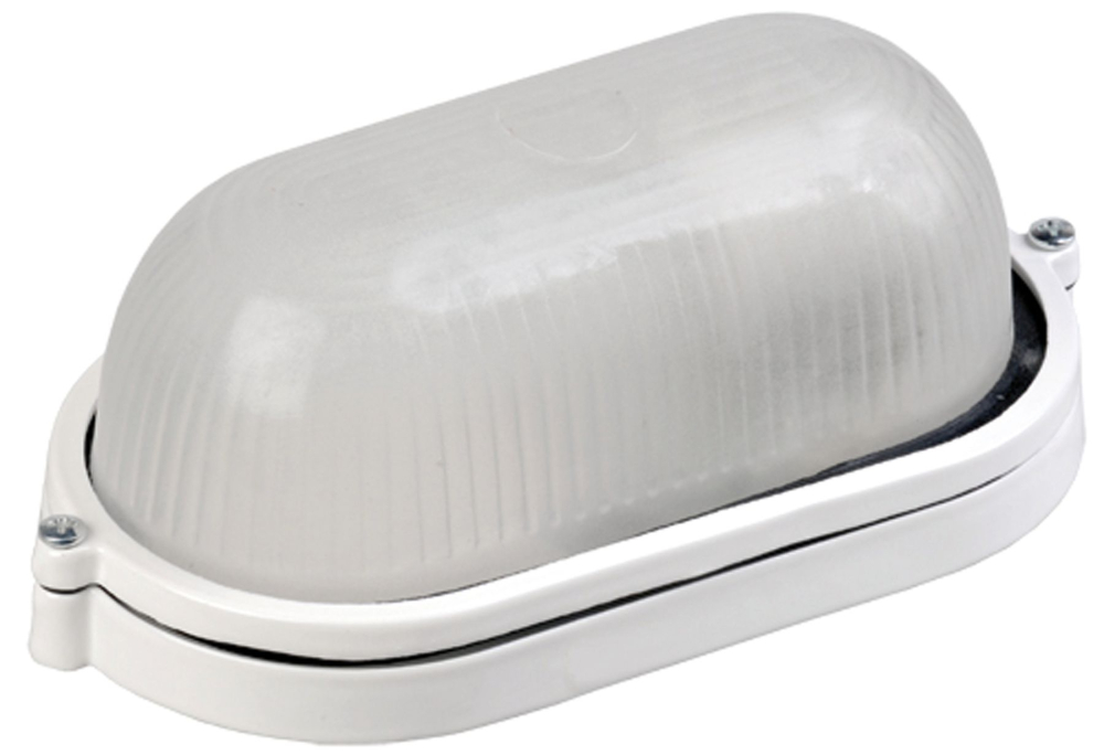 Светильник НПП1401 белый/овал 60Вт IP54  ИЭК