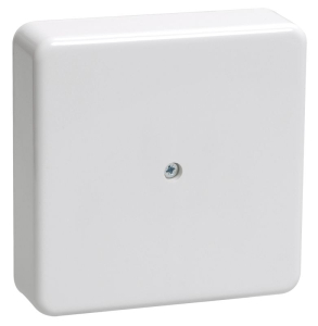 Коробка КМ41212-01 распаячная для о/п 79х79х23 мм белая (6 клемм 6мм2)